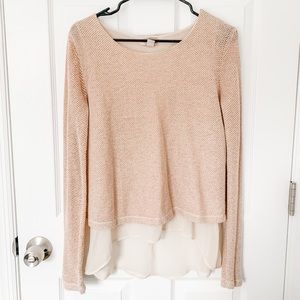 ✨2 for $15✨Chiffon knit sweater